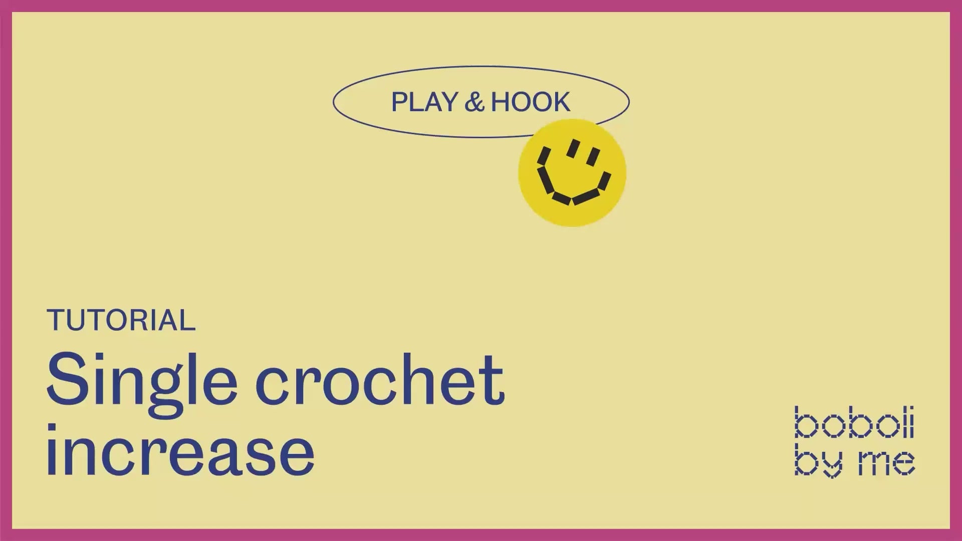 Load video: Crochet Tutorial: Single Crochet Increase
