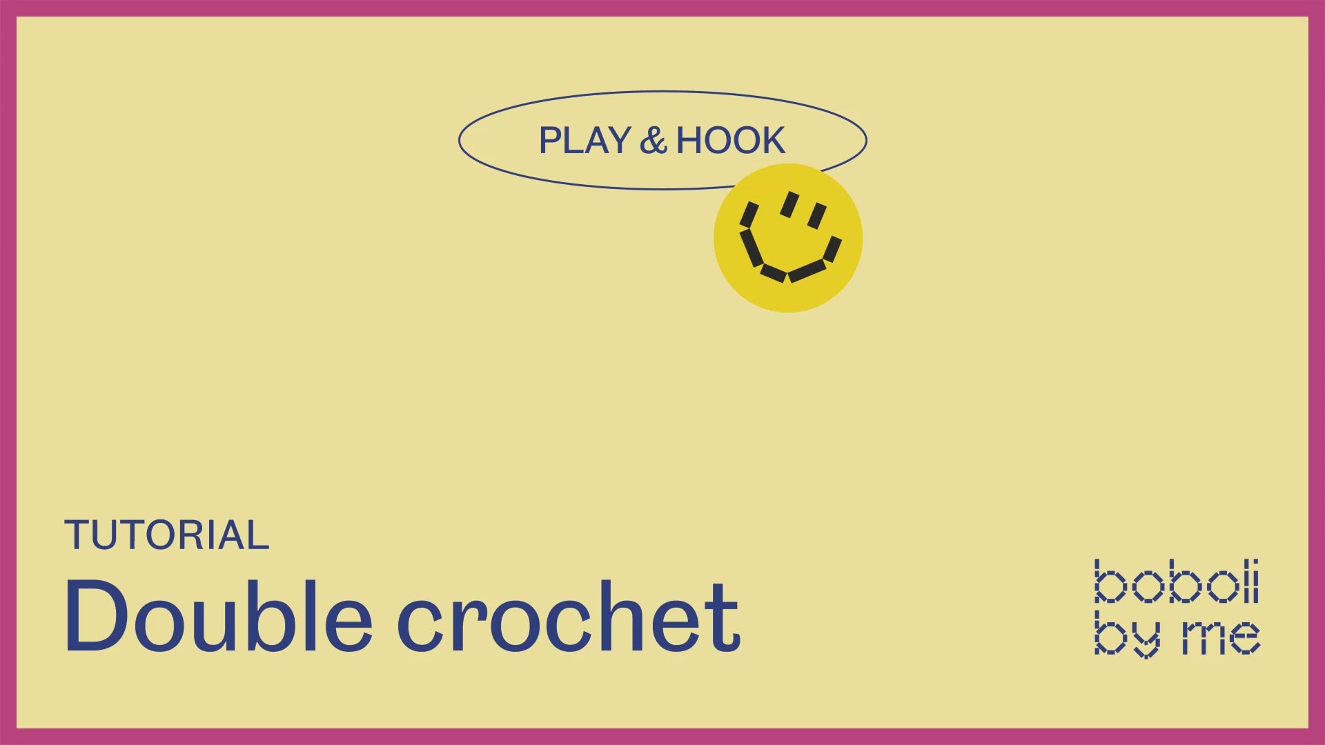 Load video: Crochet tutorial: Double crochet