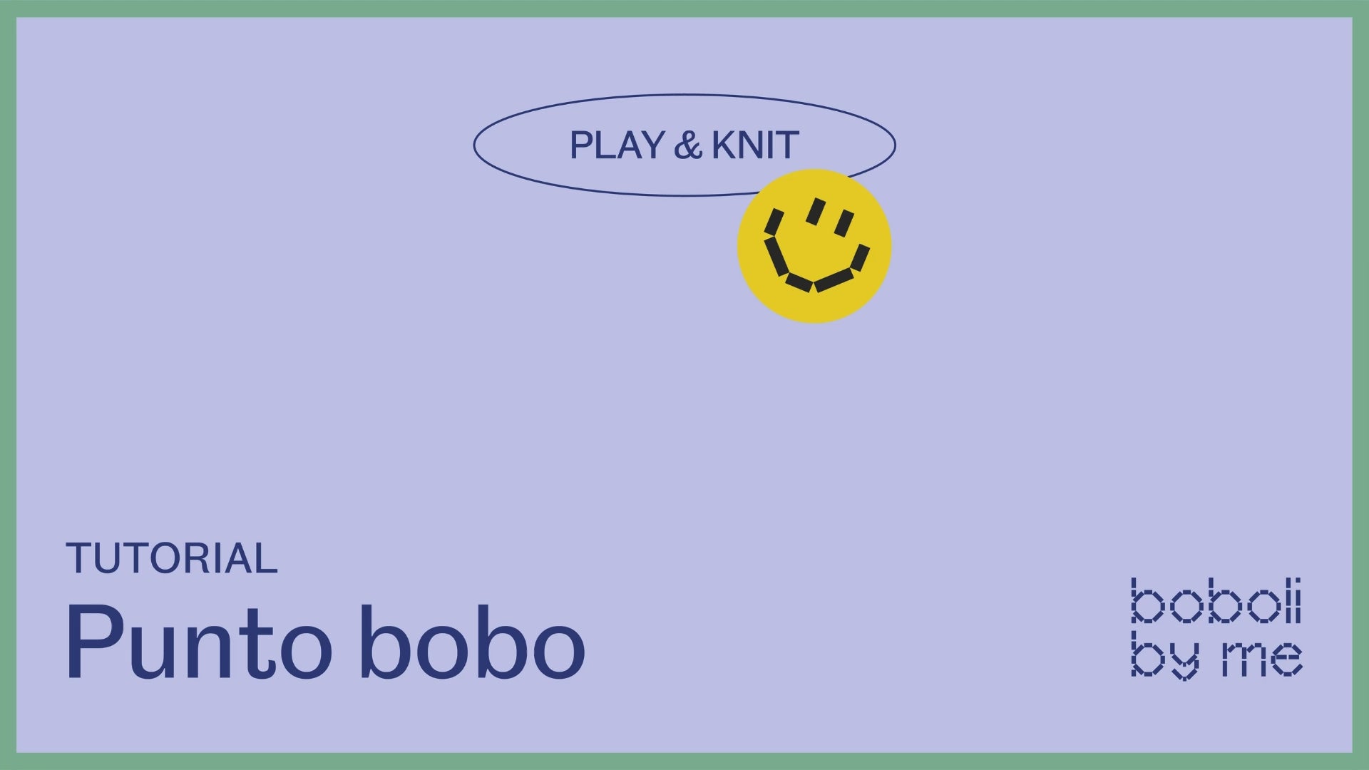 Carica video: Tutorial tejer: Punto bobo