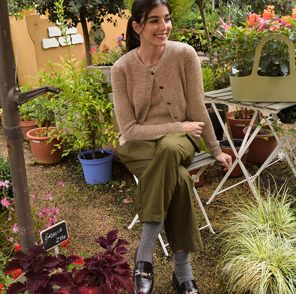 KIT DE COUTURE PANTALON LENA VERT AVOCAT