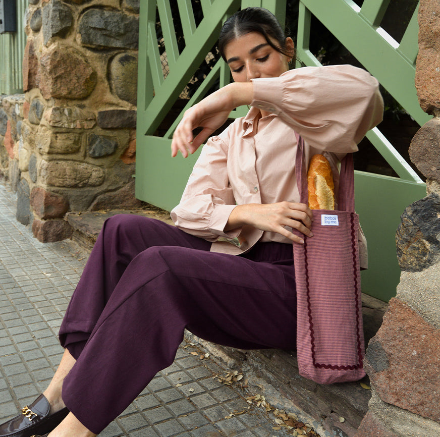 KIT COSTURA PANTALÓN CLARA BERENJENA